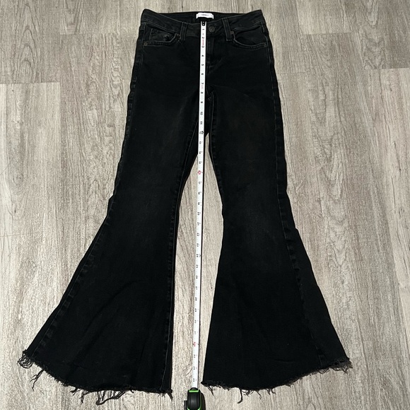 Forever 21 XS faded black bellbottom jeans - Picture 13 of 16